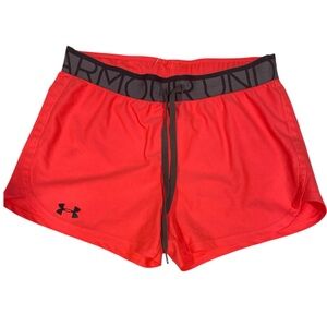Under Armour Women's Vibrant Red Athletic Shorts